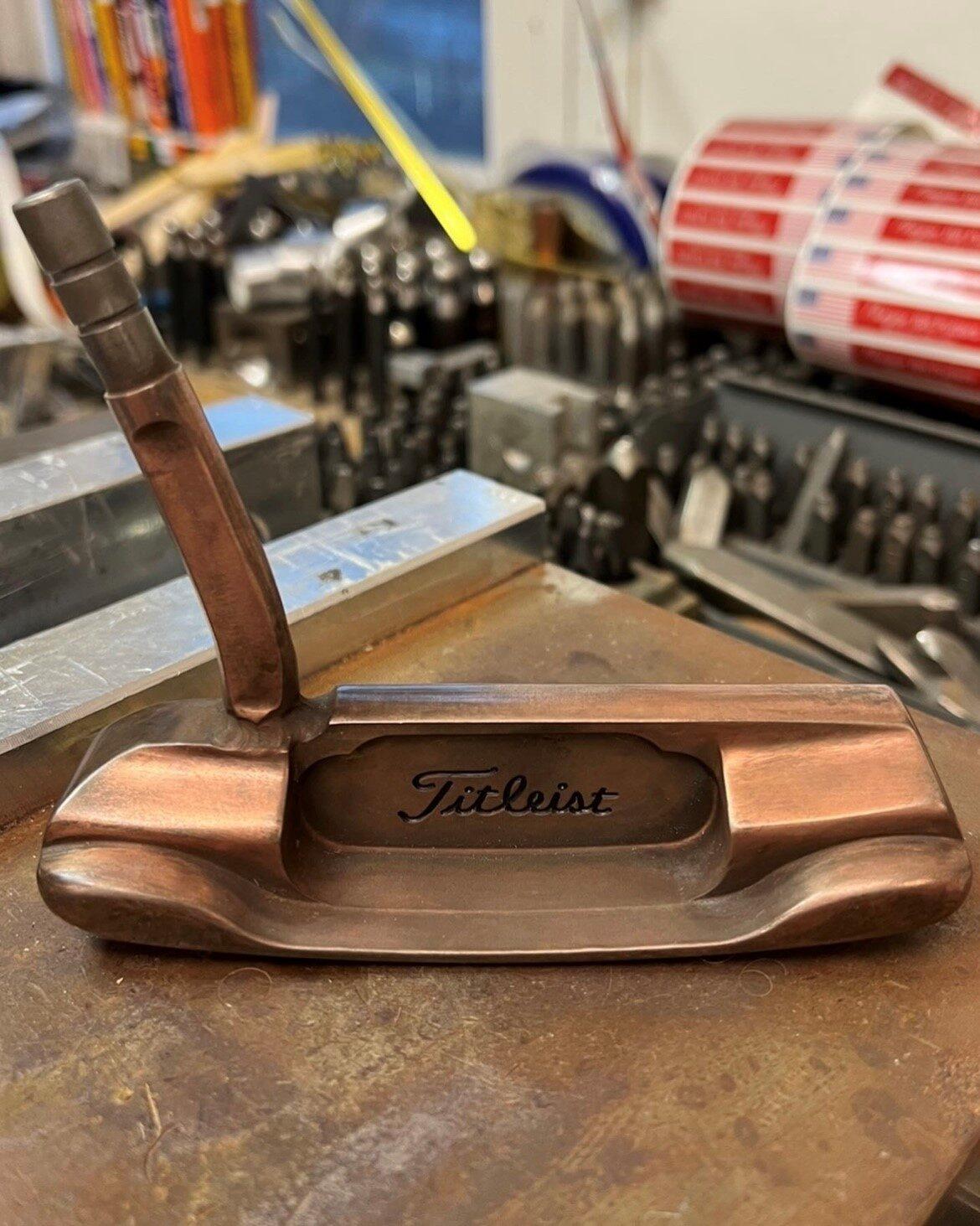 Dirty Penny finish on a putter